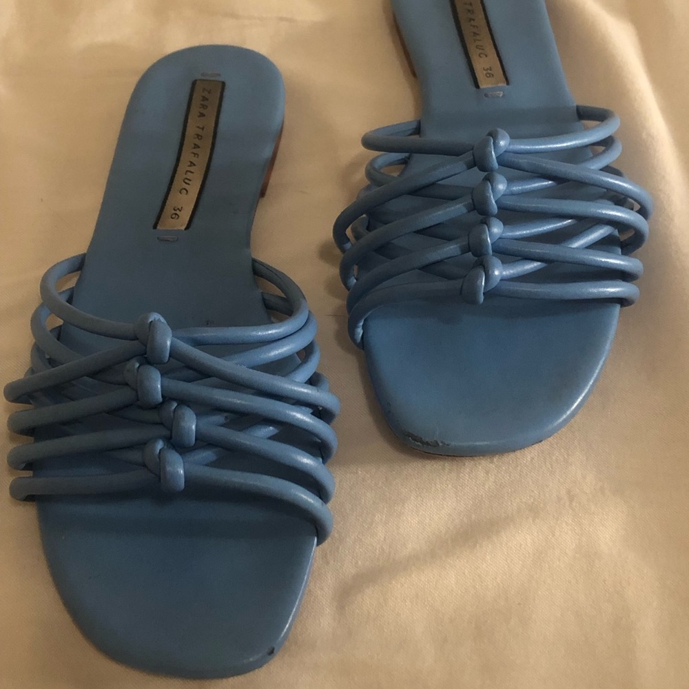 Zara Blue sandals